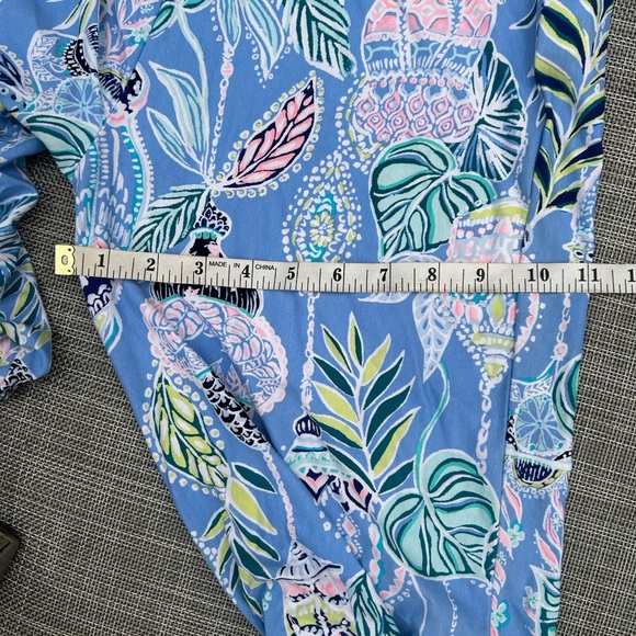 Lilly Pulitzer Georgia May Palazzo Blue Peri Pants Womens size M / L - Picture 5 of 11